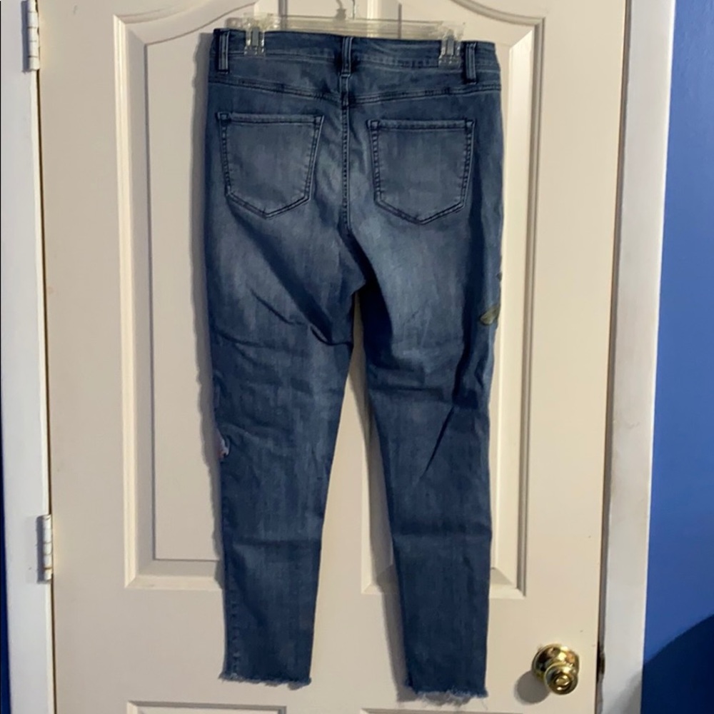 Lane Bryant Floral Skinny Jeans - Picture 2 of 3